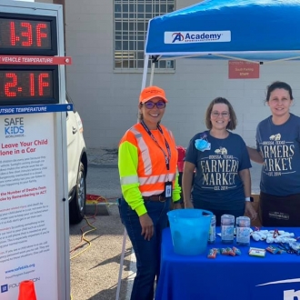 Medical Center Hospital at an injury prevention fair